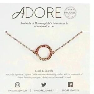 NWT Adore Jewelry Stack & Sparkle Bracelet
